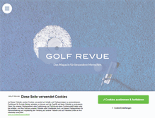 Tablet Screenshot of golfrevue.at